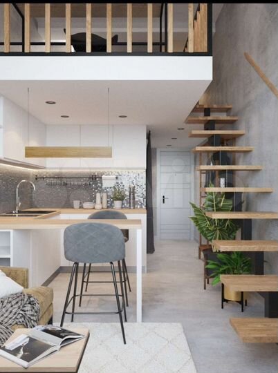 Своб. планировка, 42 м², 2/6 эт.