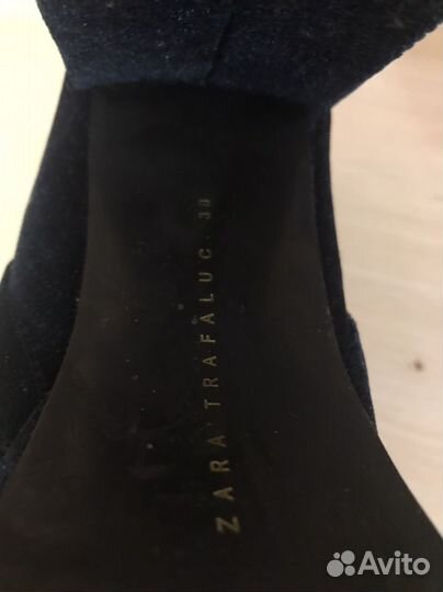 Ботильоны zara 38