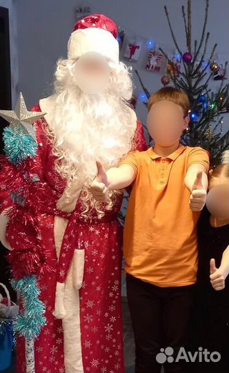 Костюм деда мороза взрослый