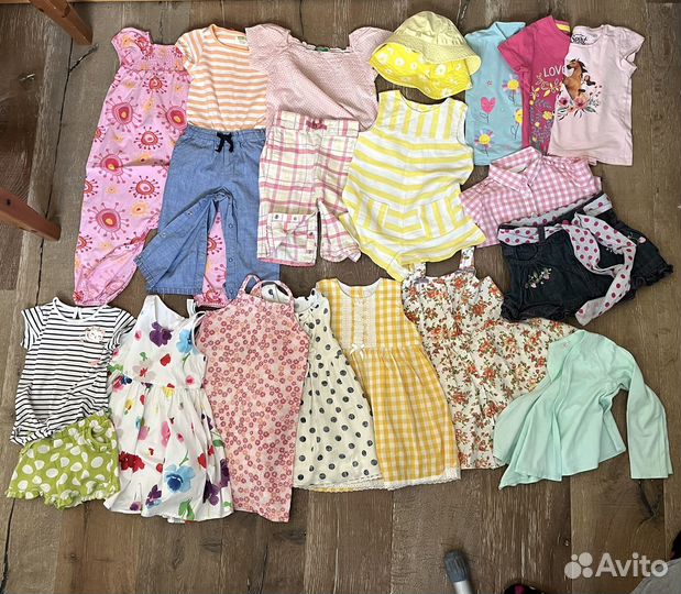 Летняя одежда для девочки 92 см