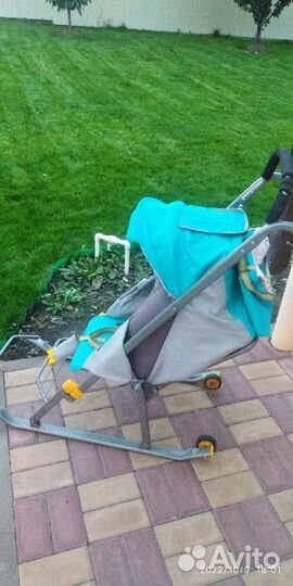 Детские санки коляска