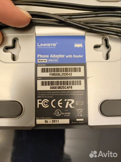 Lynksys SPA2102 Маршрутизатор голосовой шлюз