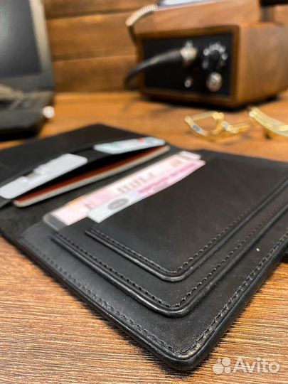 Обложка для автодокументов натуральная кожа