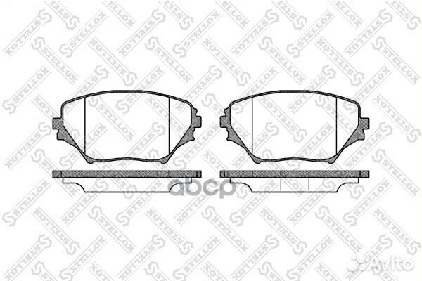 824 000B-SX 813 00224555D2202-01 колодки ди