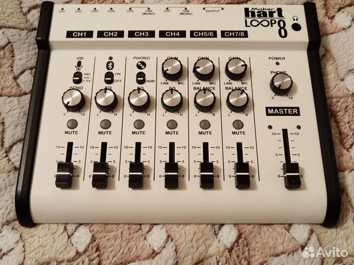 Микшерный пульт loop8 multi 8-chanel audio mixer