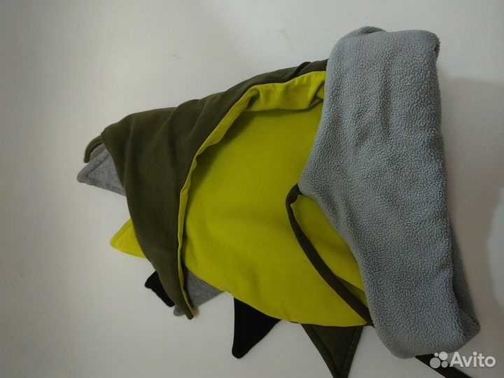 Шапка осенняя 52-54 на флисе - эксклюзив