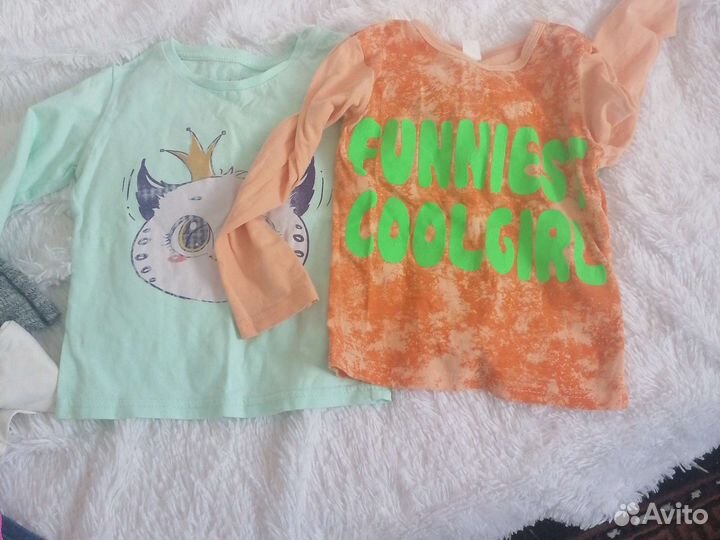 Детские вещи пакетом для девочки 110 116