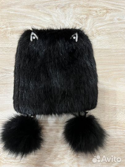 Шапка кошка для девочки