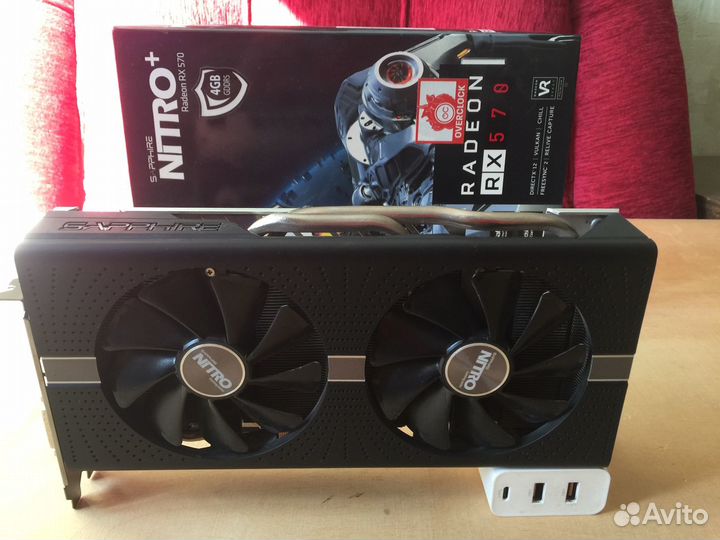 Видеокарта Sapphire Nitro+ Radeon RX 570 4 GB gddr