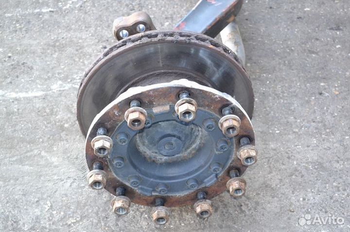 Ступица, дисковые тормоза, передний мост, правая s