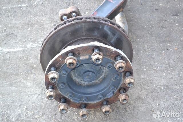 Ступица, дисковые тормоза, передний мост, правая s