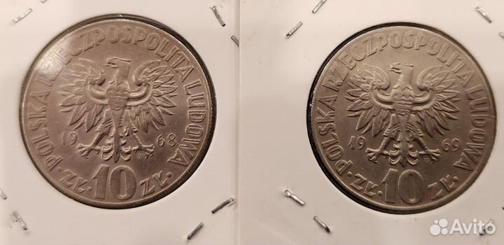 Монеты пнр, Польши