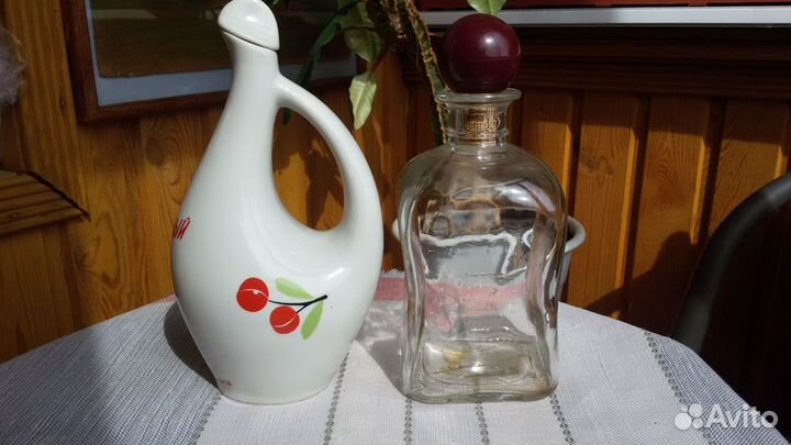 Кувшин керамический и штоф для вина СССР