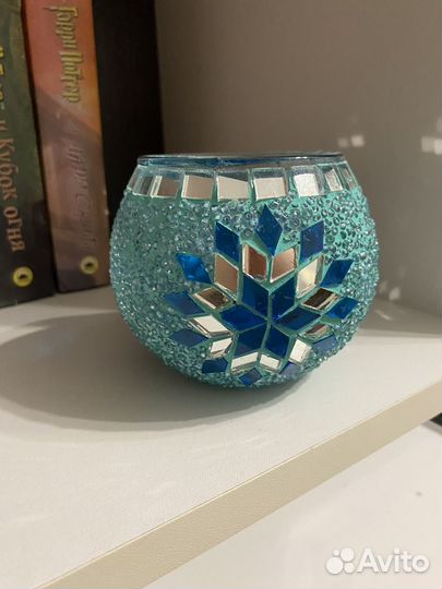 Подсвечник из Турции стекло