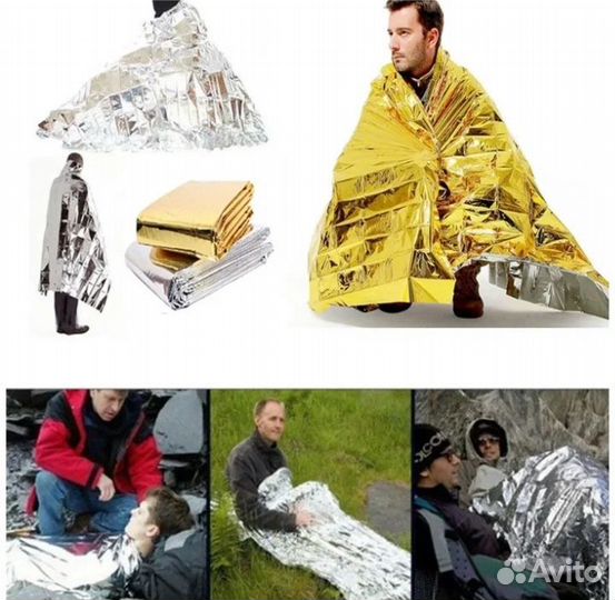 Термоодеяло Спасательное одеяло