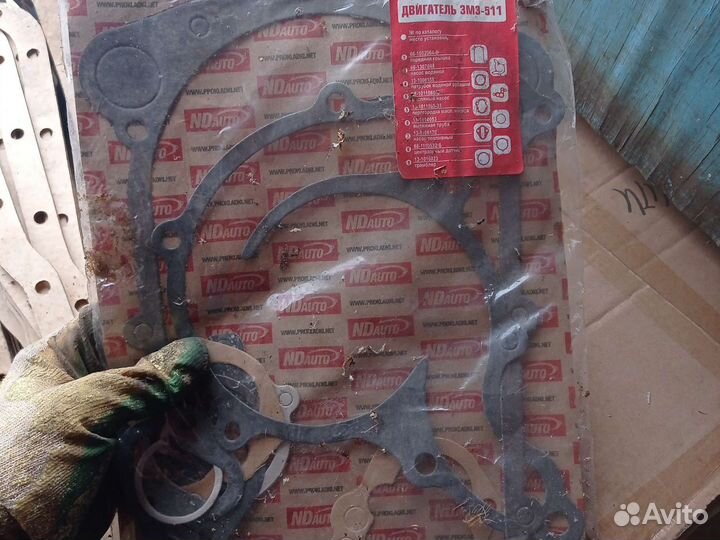 Прокладка двигателя змз 511 новая