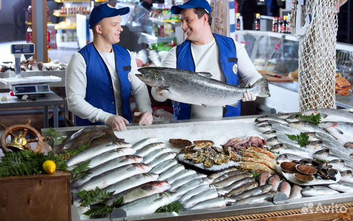 Продается прибыльный рыбный магазин в центре