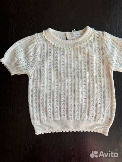 Новые вязаные футболки для девочки