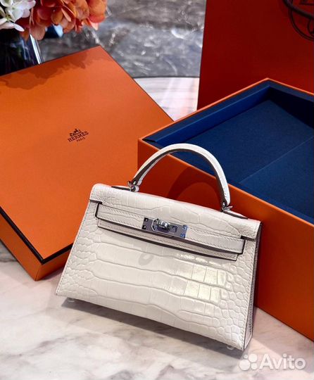 Сумка Hermes Kelly mini Croco