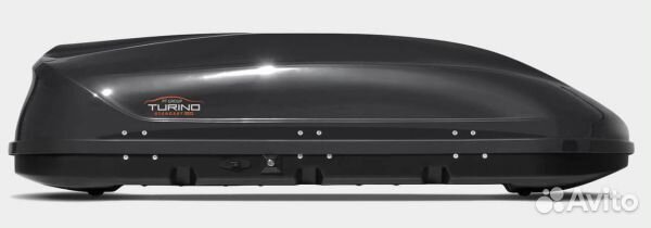 Автобокс на крышу Черный Turino 1 (410 л)