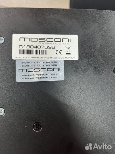 4х-канальный усилитель Mosconi Gladen One 80.4