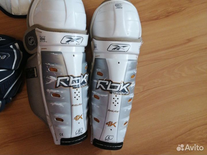 Щитки и налокотники хоккейные RBK jofa 4К 15
