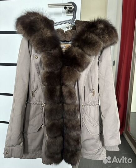Парка с мехом песца
