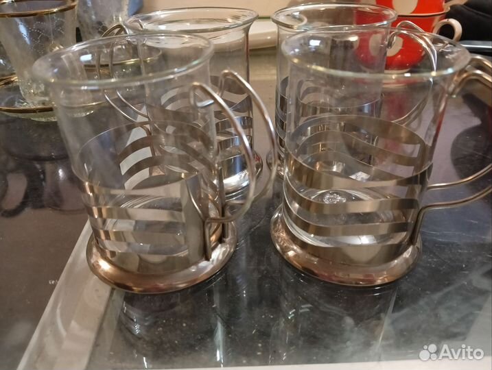 Стакан с подстаканником