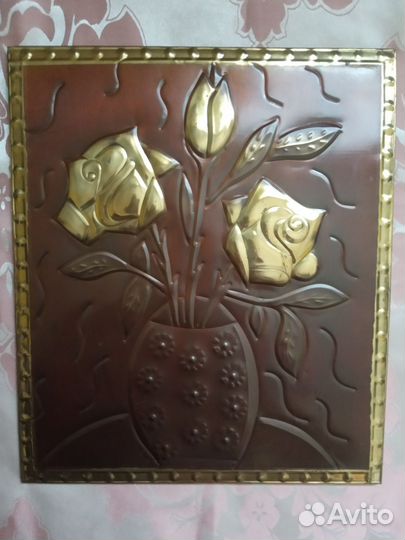 Картины чеканка СССР