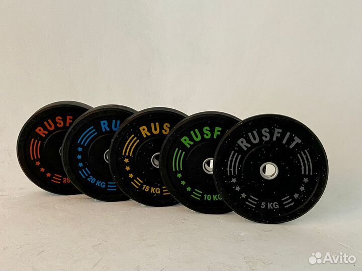 Бамперные диски для штанги (5,10,15,20,25)
