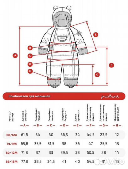 Зимний комбинезон premont 74