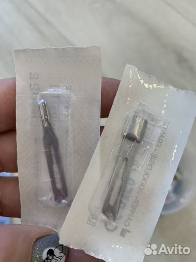 Лезвия и колпачки песочные для педикюра