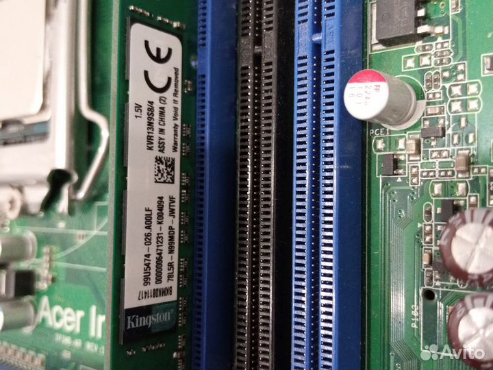 Материнская плата 1155 Acer, i3