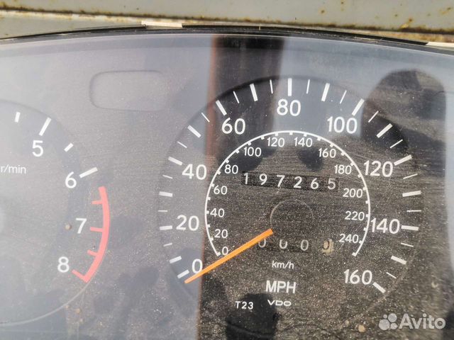 Щиток приборов Carina e в милях