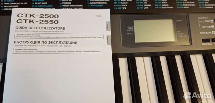 Синтезатор casio ctk 2500