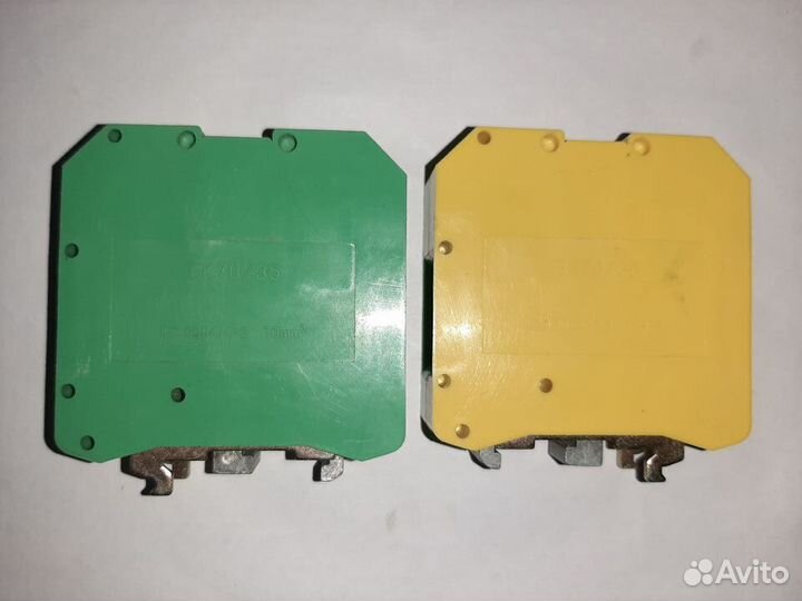 Зажим наборный зни-70 желто-зеленый 70кв.мм