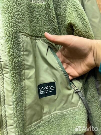 Бомбер барашка adidas