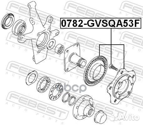 Ступица передняя 0782gvsqa53F Febest