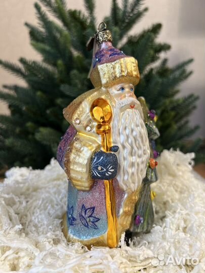 Ёлочная игрушка Дед Мороз Mostowski Польша