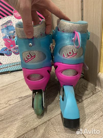 Роликовые коньки детские раздвижные 30 - 33
