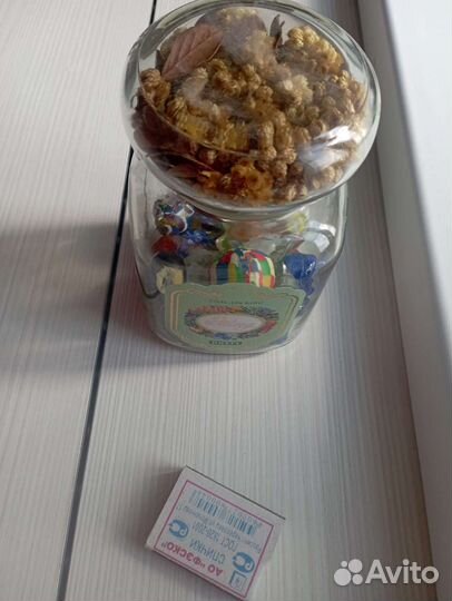 Банка, стеклышко, сувенир