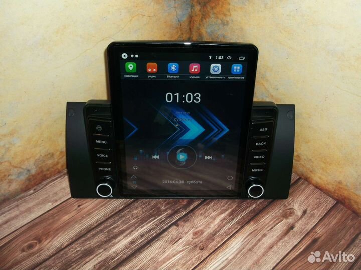 Магнитола BMW E39/E53 Android тип Тесла