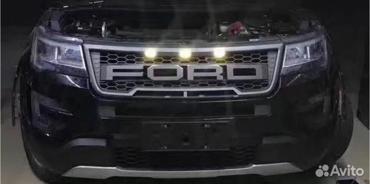 Решетка радиатора raptor ford explorer 5 (1рест)