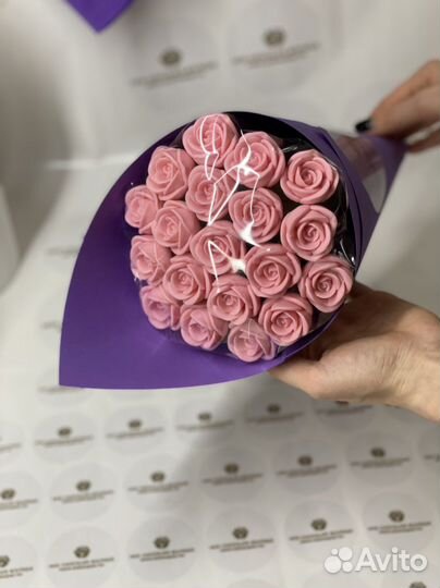 Букет шоколадных мини роз