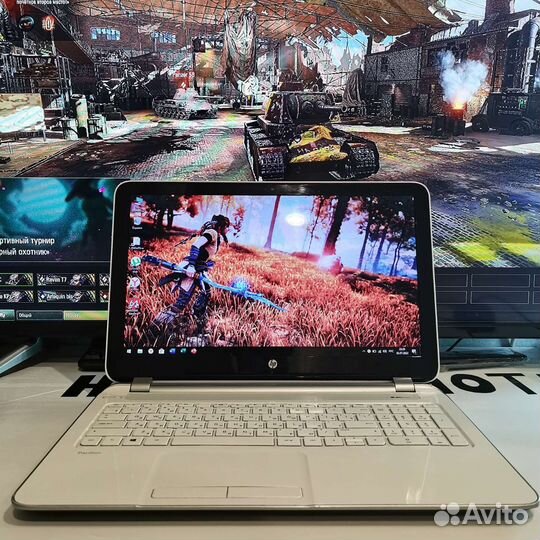 Ноутбук HP SSD256 A10 8gbram 2 видео