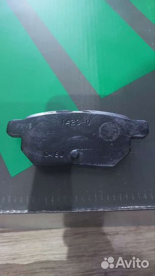 Комплект керамических колодок toyota corolla e150