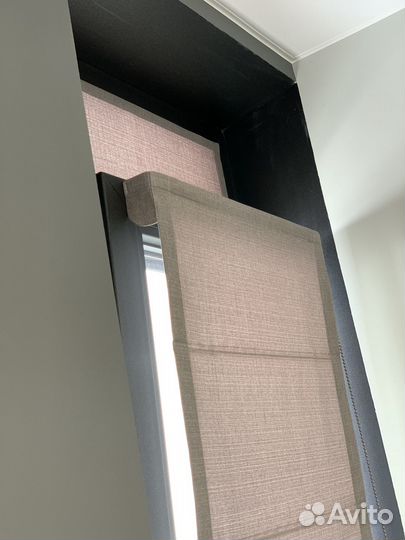 Римская штора на раму окна на заказ