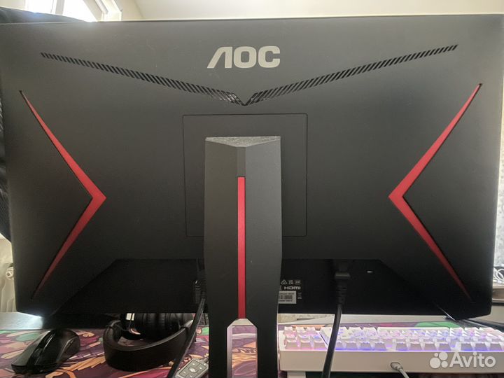 Монитор 165 гц AOC 24