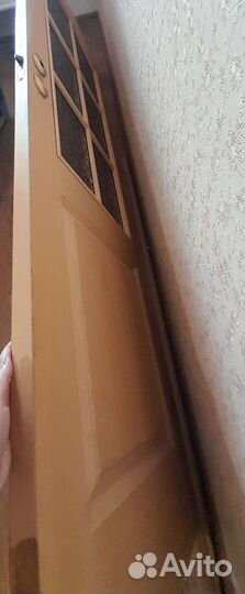Дверное полотно со стеклом б/у