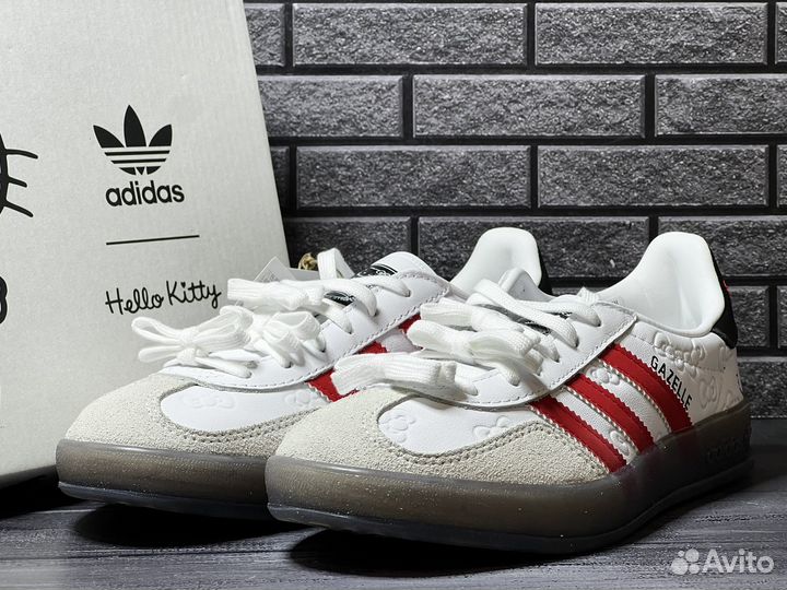 Кроссовки Adidas Gazelle Indoor x Hello Kitty